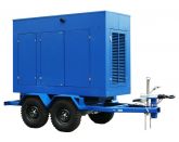 ТСС ЭД-24-Т400-2РПМ20 в погодозащитном кожухе на прицепе с АВР