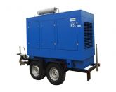 ССМ ЭД-300-Т400-2РКМ2 в шумозащитном кожухе на шасси с АВР