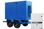 ТСС ЭД-400-Т400-2РПМ9 в погодозащитном кожухе на прицепе с АВР