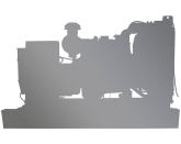 АМПЕРОС АД-60-Т400-P (Проф) в кожухе с АВР