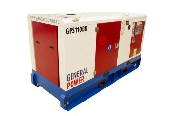 Дизельный генератор General Power GP110BD в кожухе